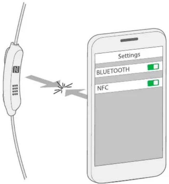BOSE SoundSport Pulse - NFC를 사용한 모바일 장치 페어링 - 1