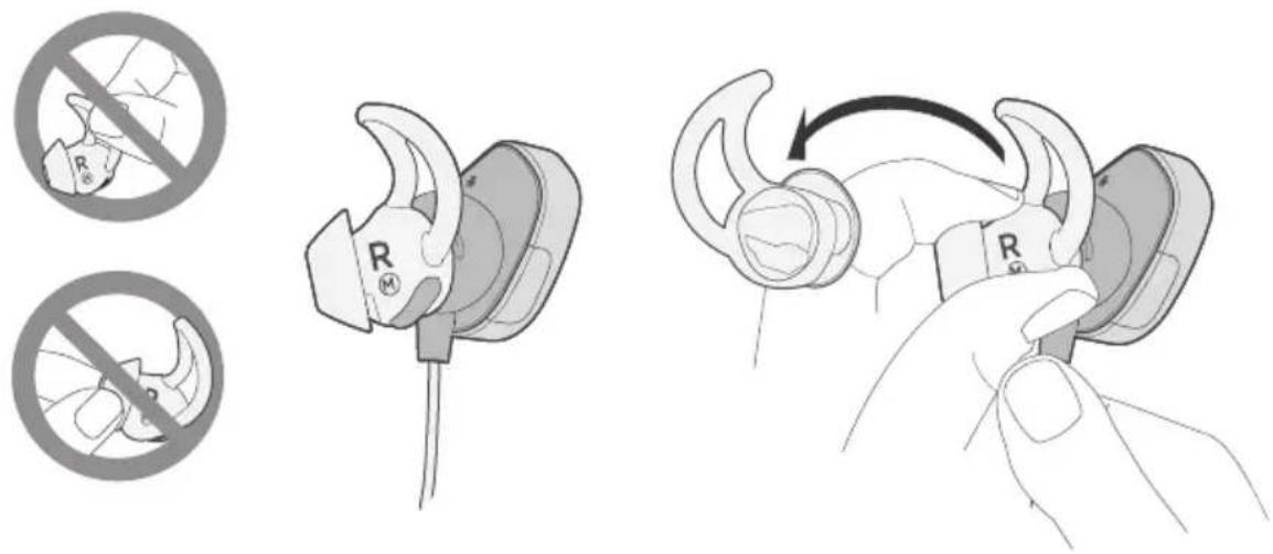 BOSE SoundSport Pulse - Bytte StayHear®+ Pulse-tuppene - 1