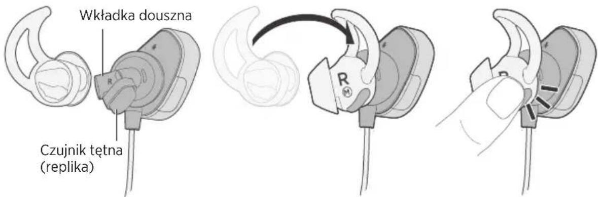 BOSE SoundSport Pulse - Wymienianie końcówek StayHear®+ Pulse - 2