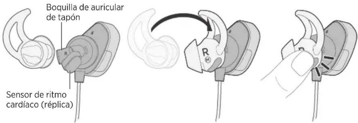 BOSE SoundSport Pulse - Cambio de las almohadillas StayHear®+ Pulse - 2