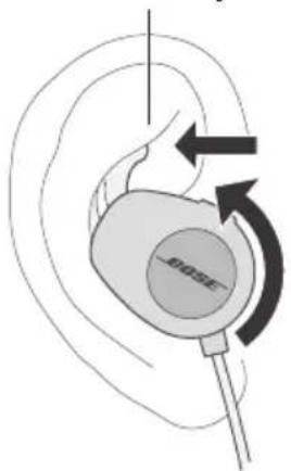 BOSE SoundSport Pulse - Anpassa öronpropparna till örat - 1