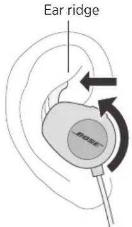 BOSE SoundSport Pulse - Fitting the earbuds to your ear - 1