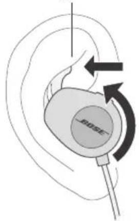 BOSE SoundSport Pulse - Dopasowywanie słuchawek dousznych do ucha - 1