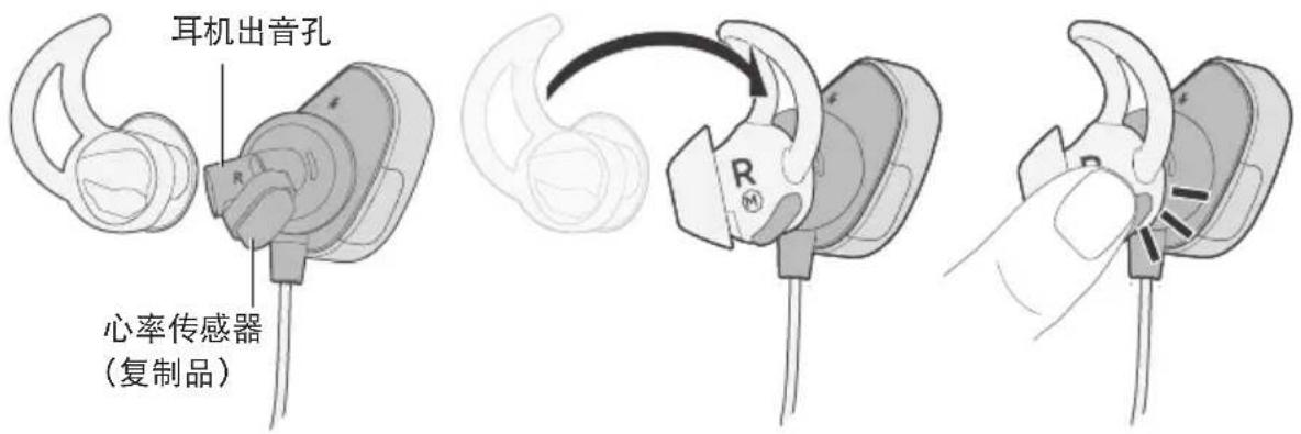 BOSE SoundSport Pulse - 更换 StayHear®+ Pulse 耳塞 - 2