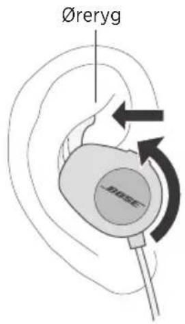BOSE SoundSport Pulse - Tilpasning af ørepropperne til øret - 1