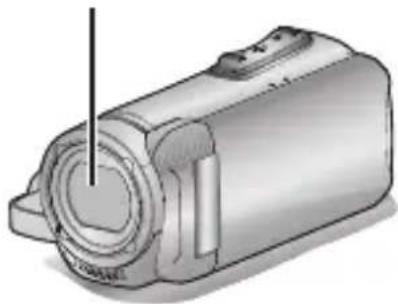 JVC GZR435 - Schützen das Objektiv - 1