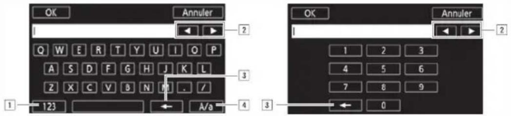 CANON XA35 - Utilisation du clavier virtuel - 1