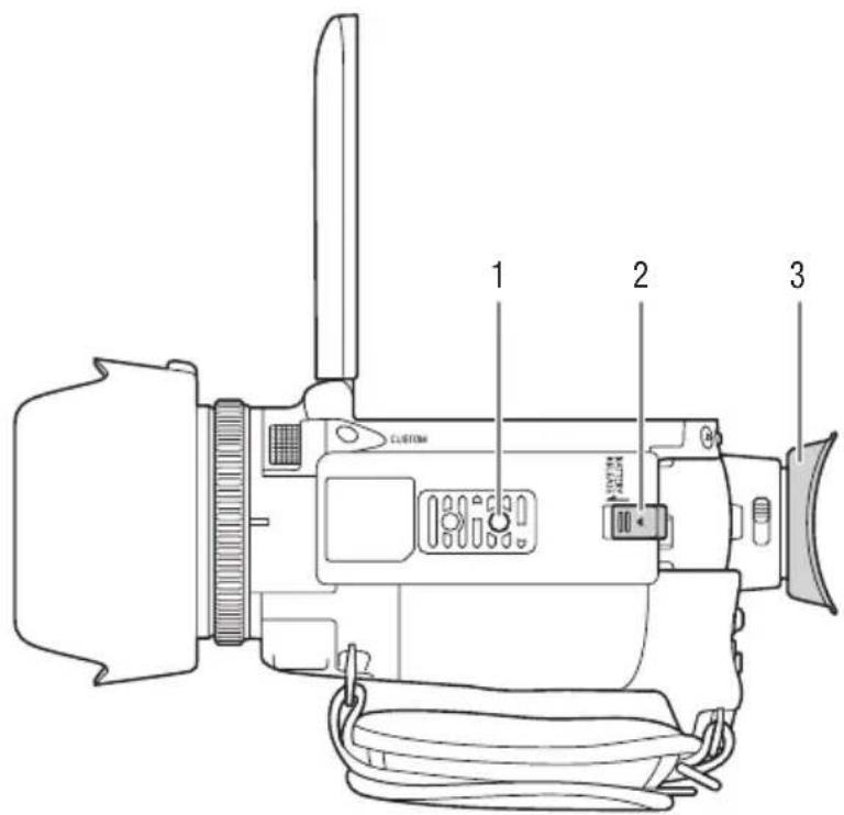 CANON XA35 - Vuede dessous - 1