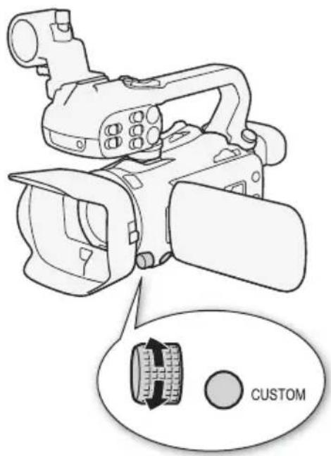 CANON XA35 - Touche et bague CUSTOM - 1