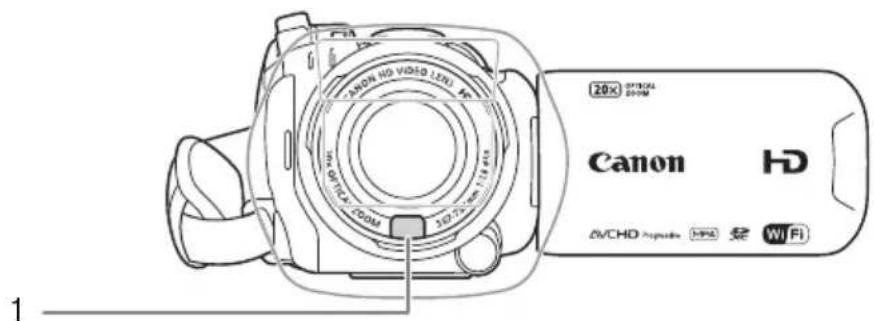 CANON XA35 - Vue avant - 1