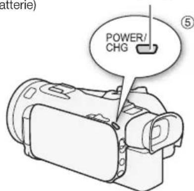 CANON XA35 - Charge de la batterie d'alimentation - 3