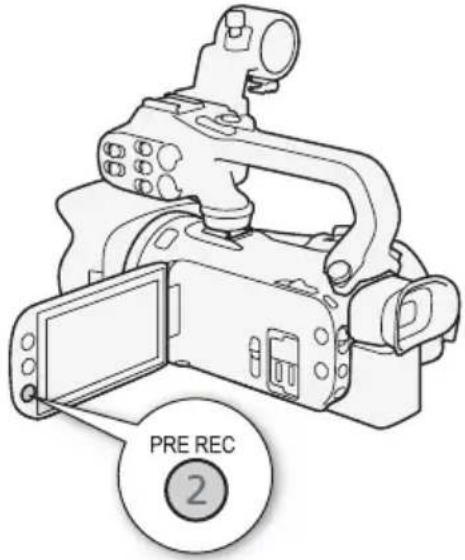 CANON XA35 - Appuyez sur START/STOP. - 1