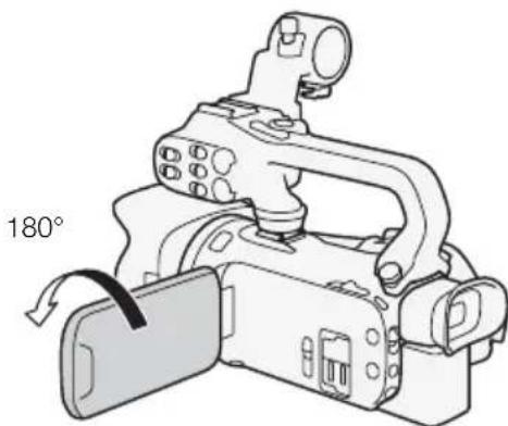 CANON XA35 - Réglage de l'écran OLED - 2