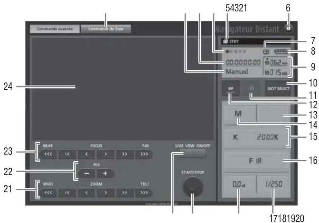 CANON XA35 - Commandes avances - 1