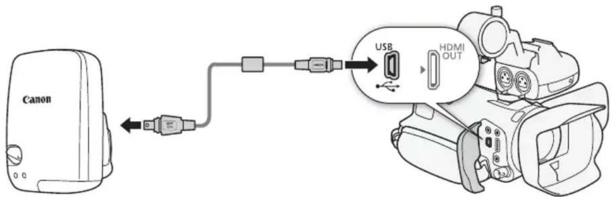 CANON XA35 - Utilisation du récepteur GP-E2 GPS - 1