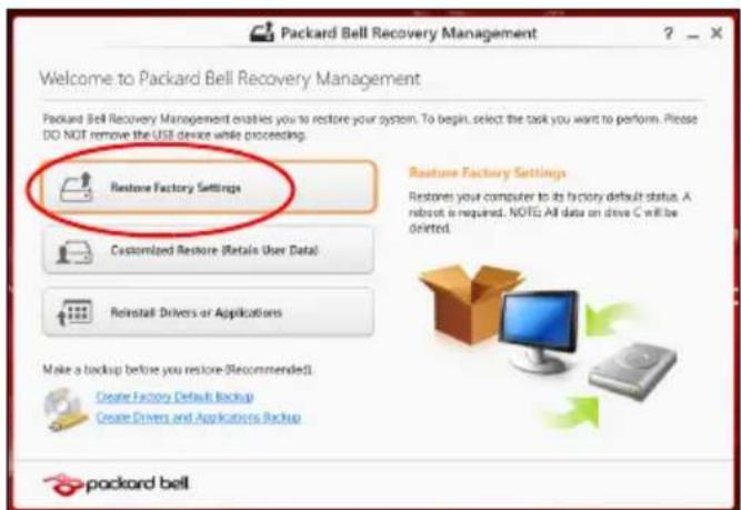 PACKARD BELL Easy Note LG - Récupérer depuis Windows - 2