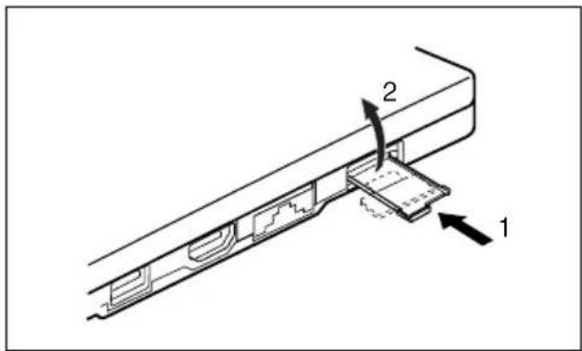 FUJITSU LifeBook U904 - Déposé lacarteSIM - 2