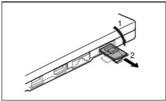 FUJITSU LifeBook U904 - Déposé lacarteSIM - 1