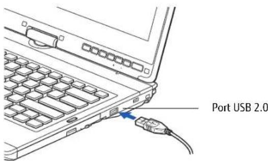 FUJITSU LifeBook T902 - Ports USB - 1