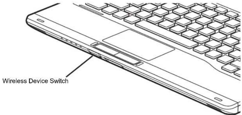 FUJITSU LifeBook T902 - Deactivation Using the Wireless On/Off Switch - 1