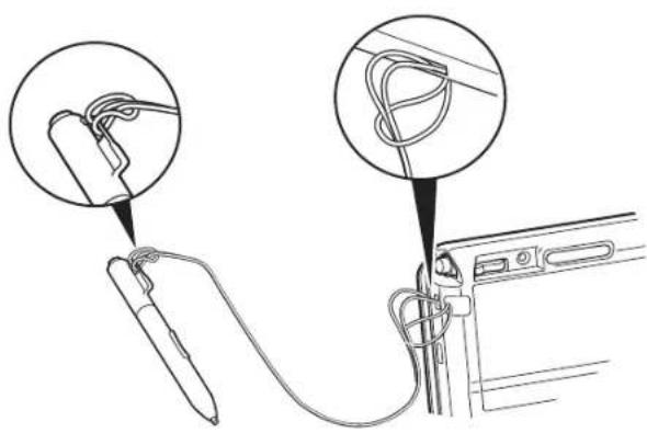 FUJITSU LifeBook T902 - Installing a Pen Tether - 1
