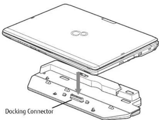 FUJITSU LifeBook T902 - Detaching Port Replicator - 1