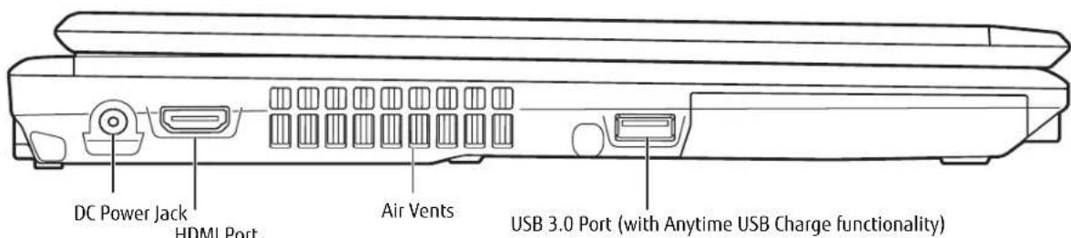 FUJITSU LifeBook T732 - Fingerprint Sensor - 1