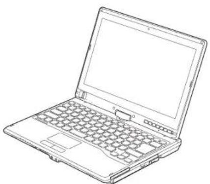 FUJITSU LifeBook T732 - Using the System as a Tablet - 2