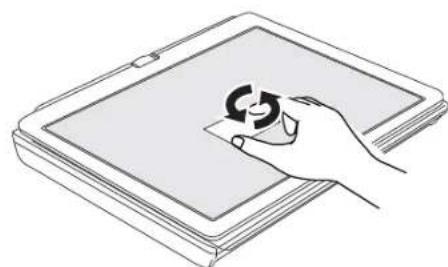 FUJITSU LifeBook T732 - Rotate Gesture - 1
