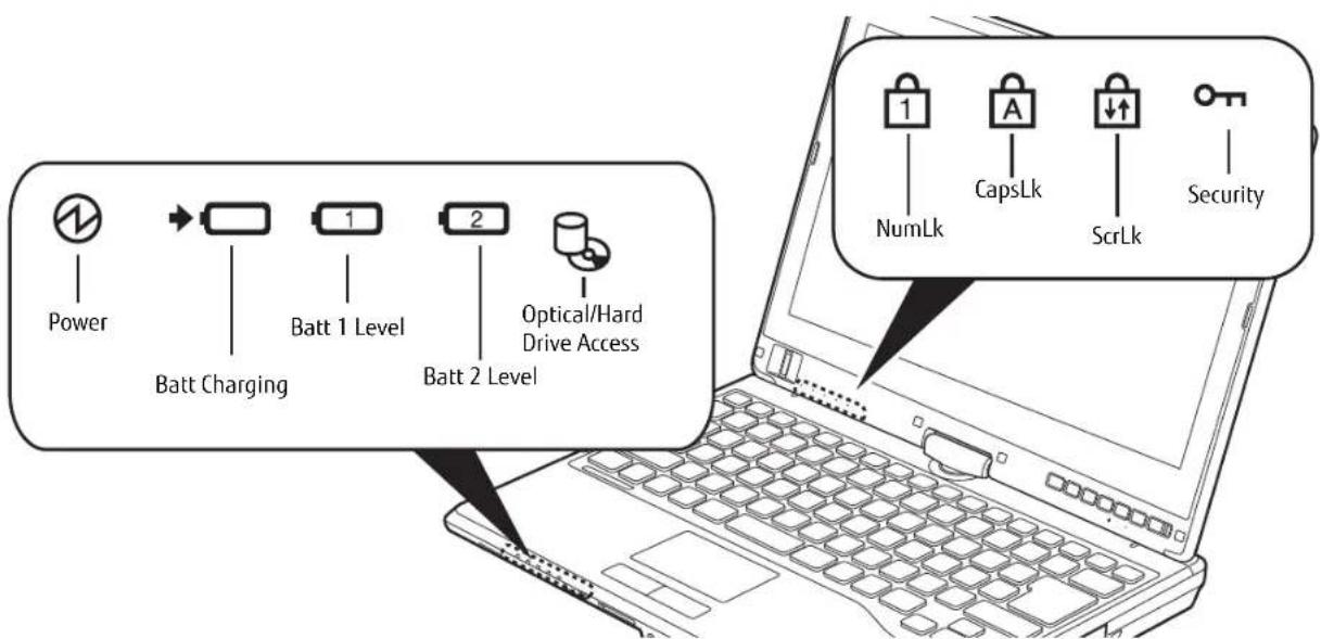 FUJITSU LifeBook T732 - Pen Tether Attachment Point - 1