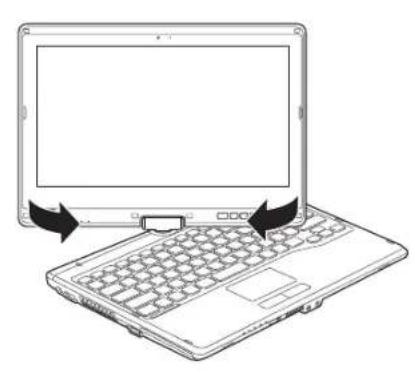 FUJITSU LifeBook T732 - Using the System as a Tablet - 3