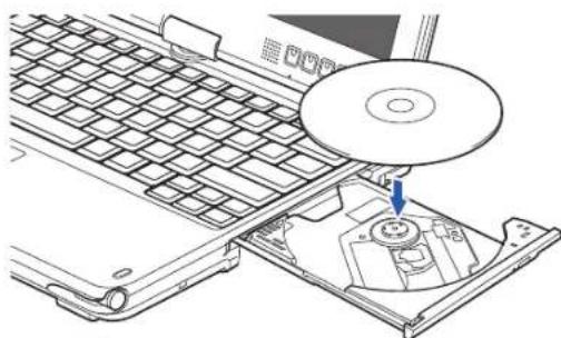 FUJITSU LifeBook TH700 - Loading Media on Your Drive - 5