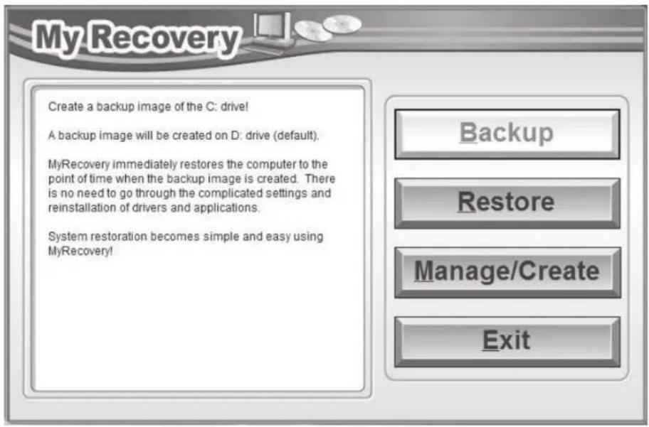 FUJITSU LifeBook TH700 - Backing Up a System Image - 2
