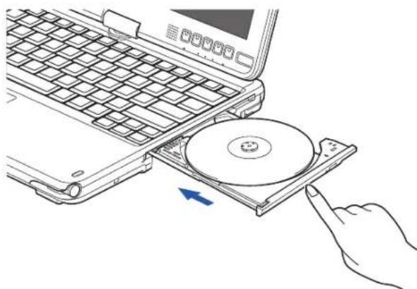 FUJITSU LifeBook TH700 - Loading Media on Your Drive - 6