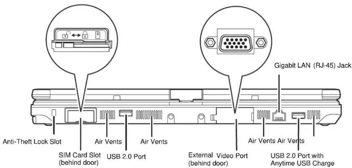 FUJITSU LifeBook T901 - Modular Bay Eject Lever - 1