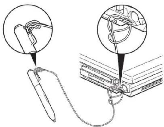 FUJITSU LifeBook T900 - Installing a Pen Tether - 1