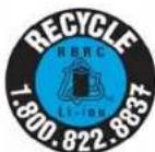 FUJITSU LifeBook T900 - Recycling your battery - 1