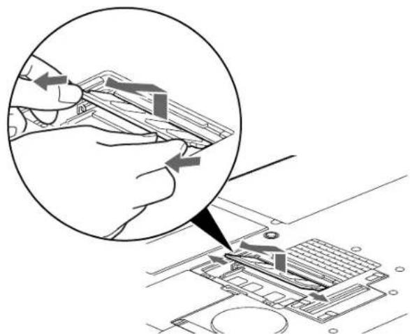 FUJITSU LifeBook T900 - Removing a Memory Upgrade Module - 1