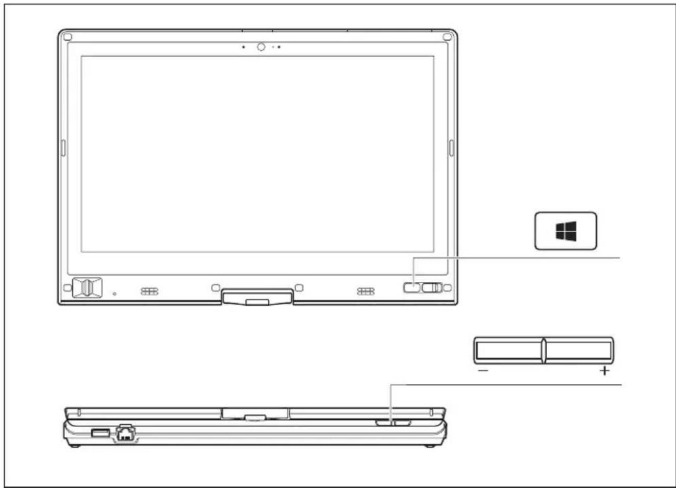 FUJITSU LifeBook T725 - Touchesdetablette - 1
