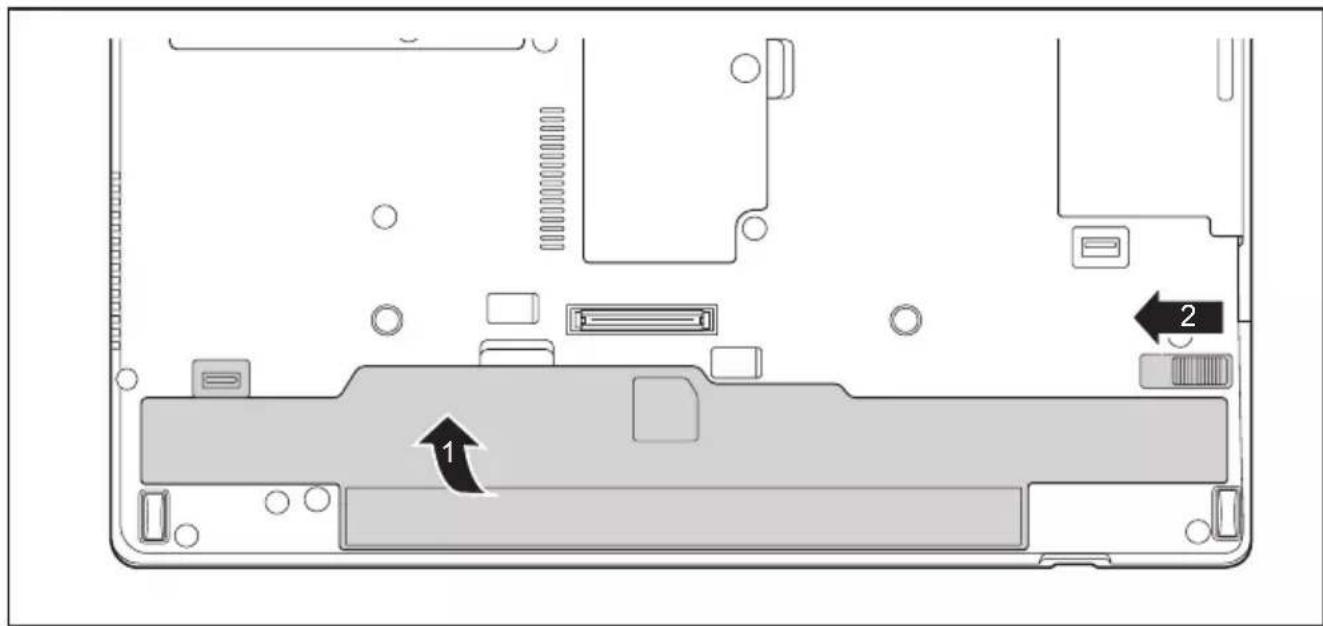 FUJITSU LifeBook T725 - Posedelabatterie - 1