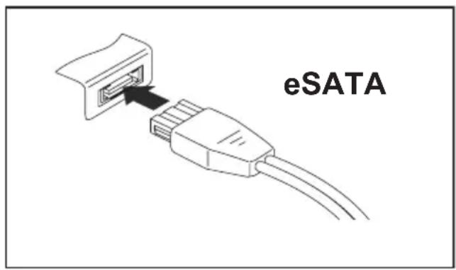 FUJITSU LifeBook T725 - RaccorderundisquedurSATAexterne(eSATA) (réplicateurdeportseulemen t) - 3