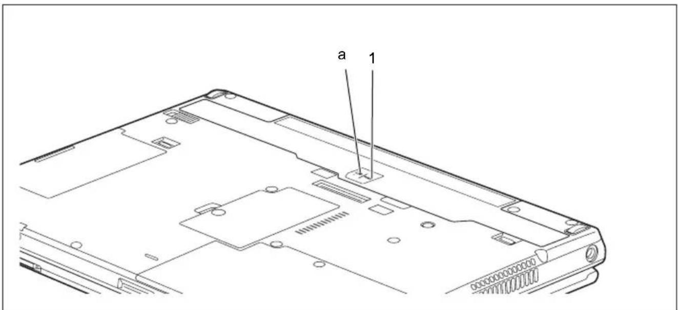 FUJITSU LifeBook T725 - Témoindechargedelabatterie - 1