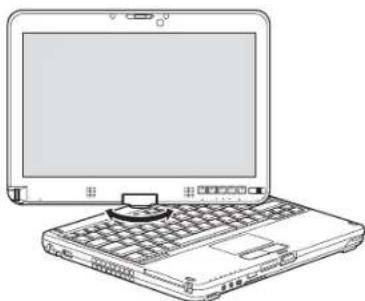 FUJITSU LifeBook T730 - Using the System as a Tablet - 4
