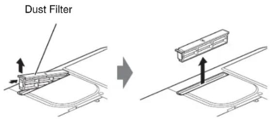 FUJITSU LifeBook T730 - Cleaning the dust filter - 2