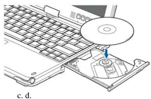 FUJITSU LifeBook T730 - Installation d'un disque dans votre lecteur - 5