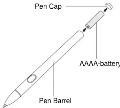 FUJITSU LifeBook T580 - Replacing the Pen Tip - 1