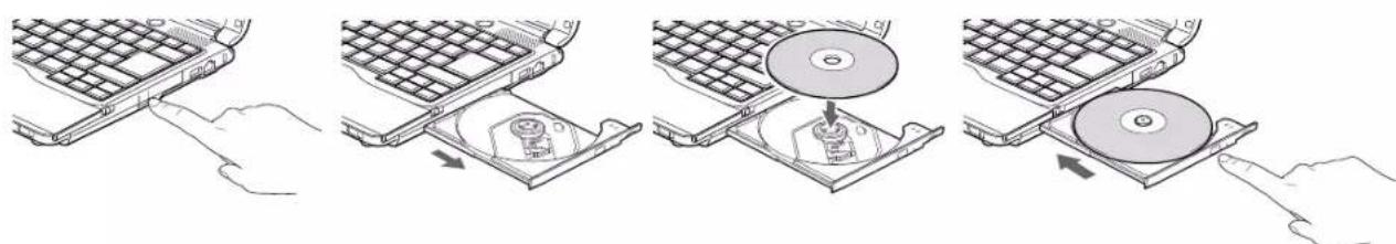 FUJITSU LifeBook S762 - Loading Media on Your Drive - 3