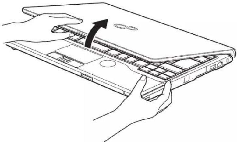 FUJITSU LifeBook S762 - Passer d'une alimentation sur adaptateur secteur ou auto/avion à une alimentation sur batterie - 2