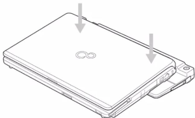 FUJITSU LifeBook S762 - Installation du duplicateur de ports - 1