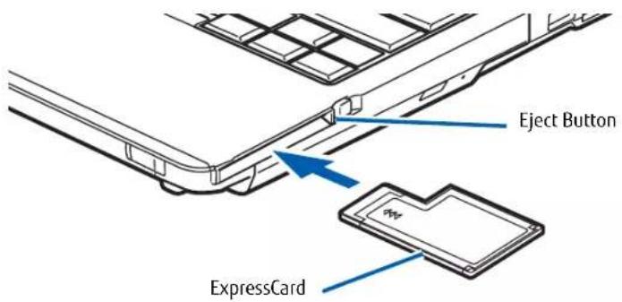 FUJITSU LifeBook S762 - Removing an SD Card - 1